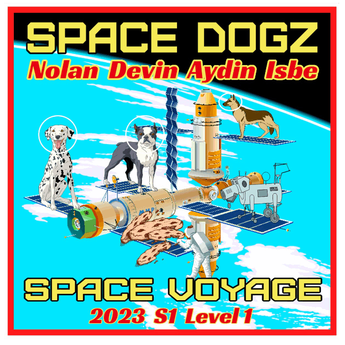 2023 Crew Mission Patch - Space Dogz