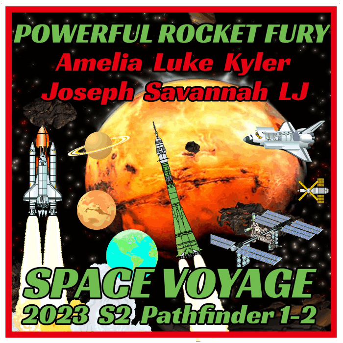 2023 Crew Mission Patch - Powerful Rocket Fury