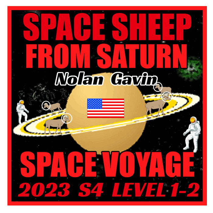 2023 Crew Mission Patch - Space Sheep From Saturn