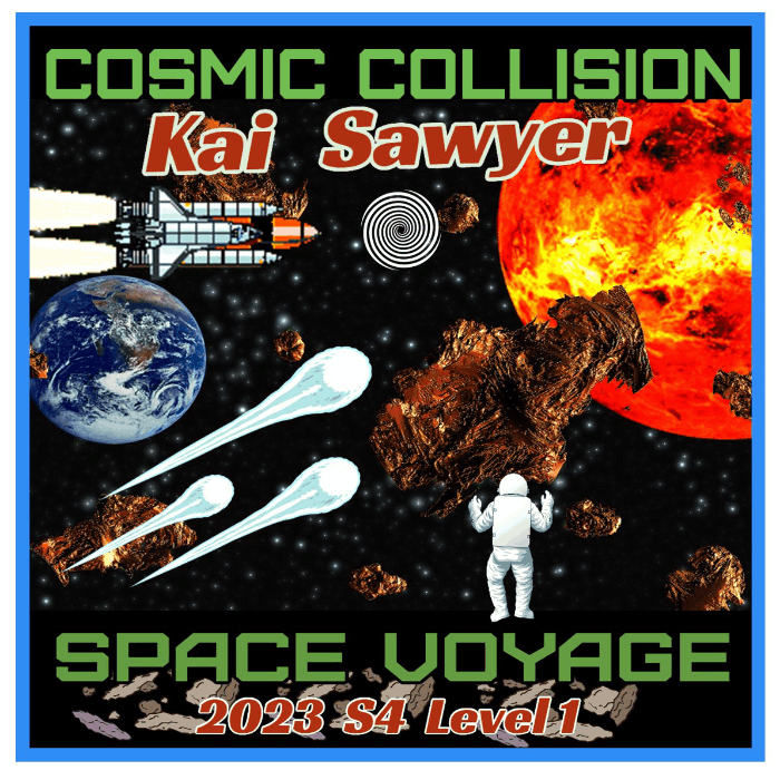 2023 Crew Mission Patch - Cosmic Collision